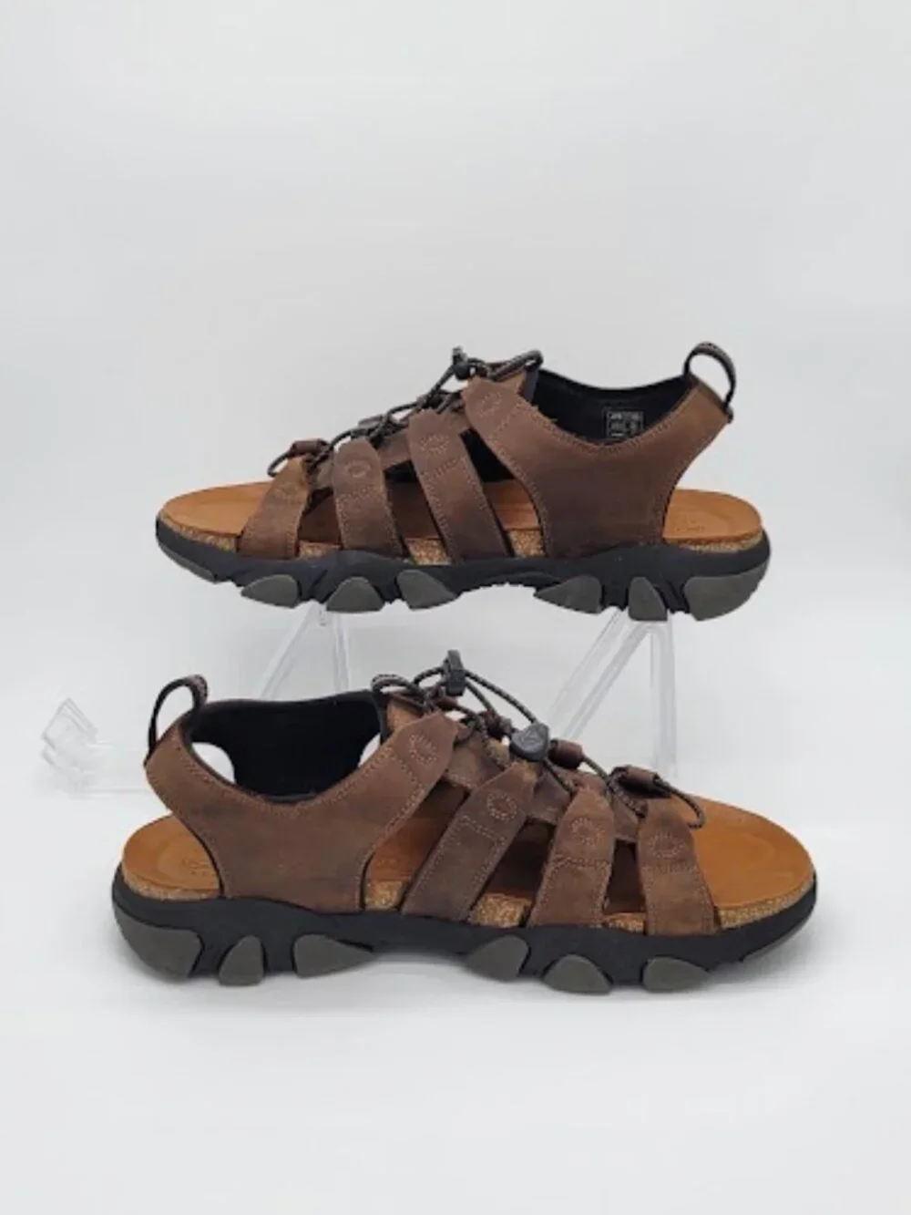 KEEN Men’s Daytona II Brown Leather open-Toe Outdoor Sandals Size 12 NWOB
